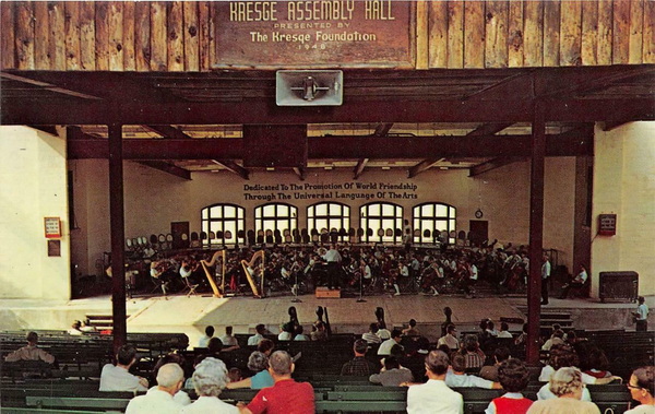 Interlochen Center for the Arts - Old Postcard View (newer photo)